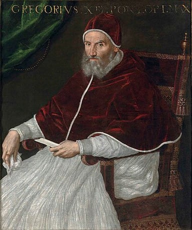 When was Pope Gregory XIII born?