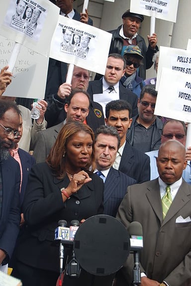 In which year was Letitia James elected as Attorney General of New York?