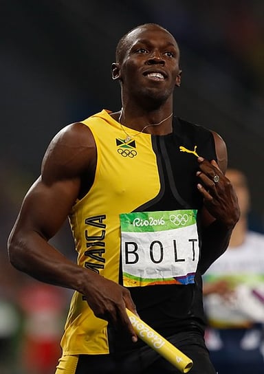 In which of the listed events did Usain Bolt attend?[br](Select 2 answers)