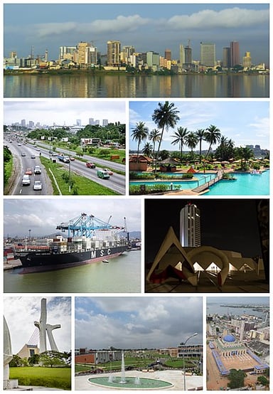 When did Abidjan become the capital of Then-French colony?