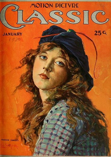 In what year was Marion Davies the top female box office star?