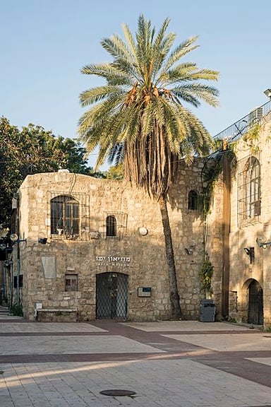 What is the name of the hill on which Jaffa is built?