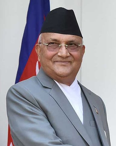 When did KP Sharma Oli's second term as Prime Minister end?