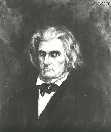 Which political party did Calhoun align with as a virtual independent?
