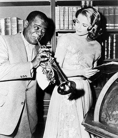 Which collection or museum includes Louis Armstrong's work?