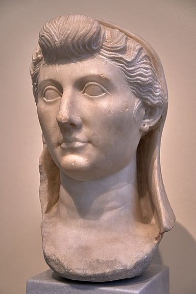 Who were her sons with Tiberius Claudius Nero?