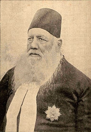 Which famous Muslim figure did Syed Ahmad Khan become a source of inspiration for?
