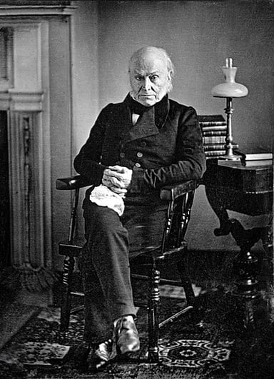 What was the date of John Quincy Adams's death?