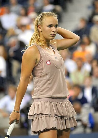 How many times did Caroline Wozniacki reach the major finals at the US Open?