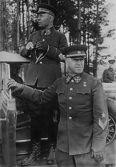 What Soviet leadership body was Zhukov a member of?