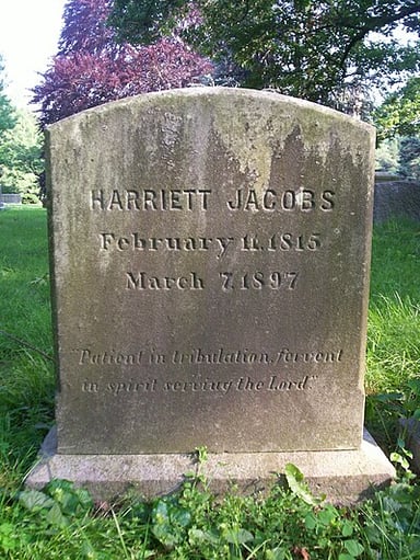 What year did Harriet Jacobs die?