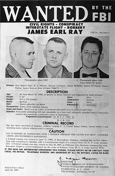 In what city did James Earl Ray assassinate Martin Luther King Jr.?