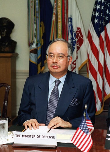 What role did Najib Razak take on in 1976?
