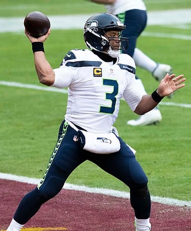 What is Russell Wilson's career passer rating?