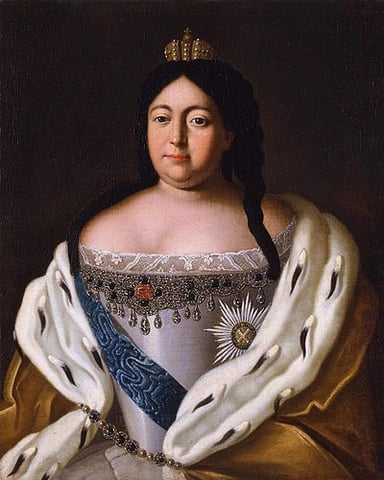 Which country did Anna Ioannovna serve as regent of before becoming Empress of Russia?