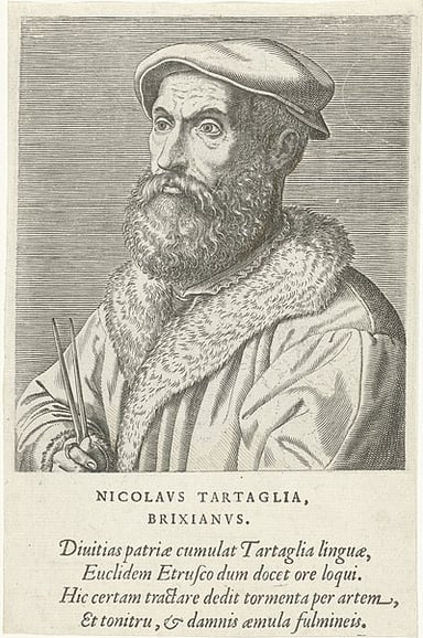 What was one of Tartaglia's notable occupations?