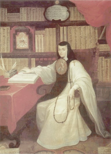 What did Sor Juana sign in ink and her own blood?