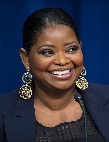 What is the first black actress to achieve that Octavia Spencer did?