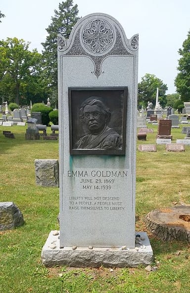 Emma Goldman was influenced by of the following people:[br](Select 2 answers)
