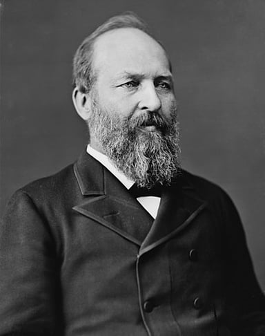 What does James A. Garfield look like?