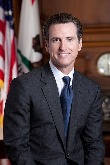 In which year did Gavin Newsom become the mayor of San Francisco?