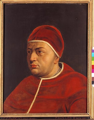 Who was Pope Leo X's father?