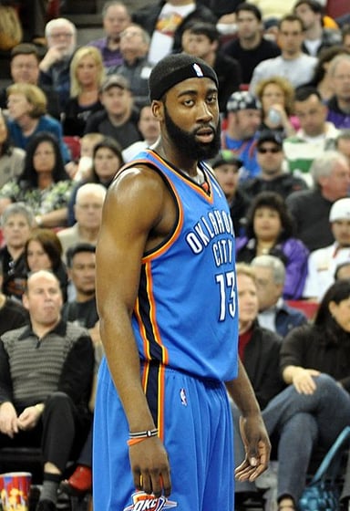 Which team did James Harden play for before joining the Philadelphia 76ers?
