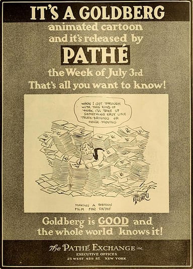 In which year Rube Goldberg received the Gold T-Square Award?