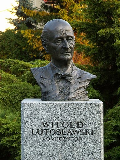 When was Witold Lutosławski born?