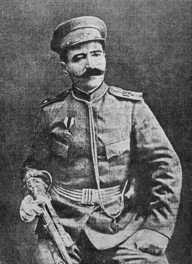 Against which Empire did Andranik fight during the First Balkan War?