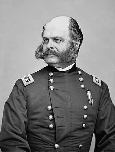 In which war did Burnside serve as a Union general?