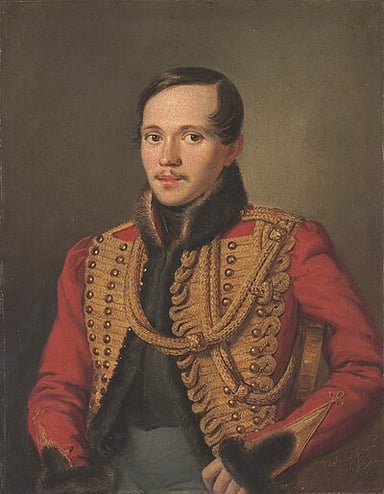Apart from writing, what other art did Lermontov participate in?