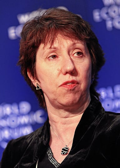 What prestigious title was Catherine Ashton awarded in April 2023?