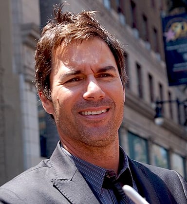 In which series did Eric McCormack provide voice-over?