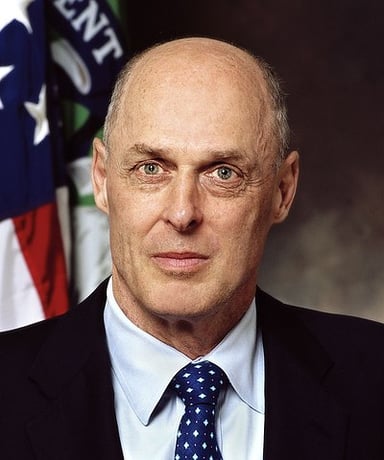 What critically important economic event did Paulson oversee as Secretary of the Treasury?
