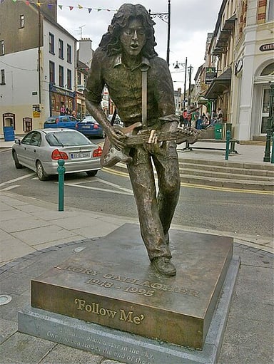 What was the name of Rory Gallagher's first solo album?