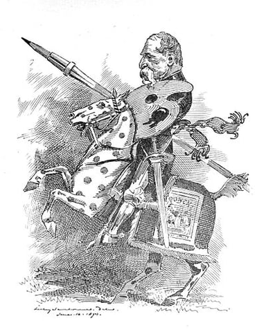 Tenniel's successor as cartoonist for Punch was who?