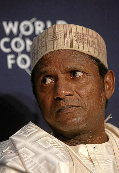 How many times was Yar'Adua elected as President?