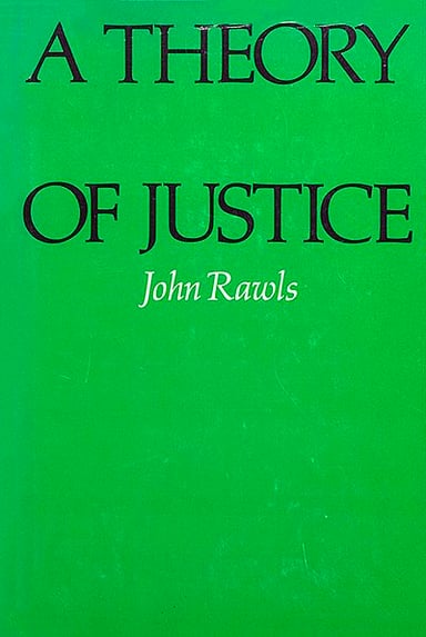 When was'A Theory of Justice' published?