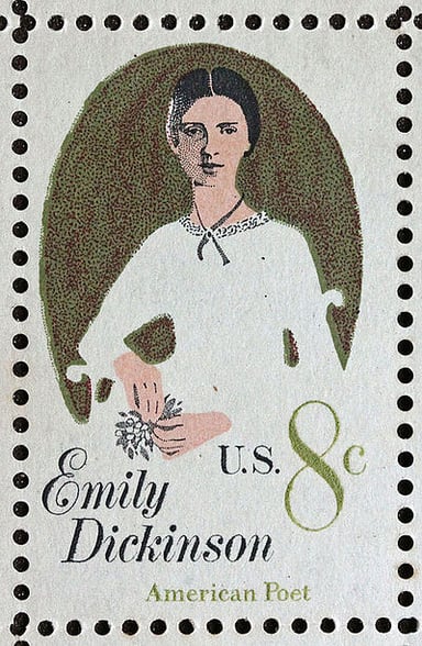 How did Emily Dickinson live most of her life?