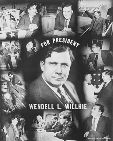 Against whom did Wendell Willkie lose in the 1940 election?