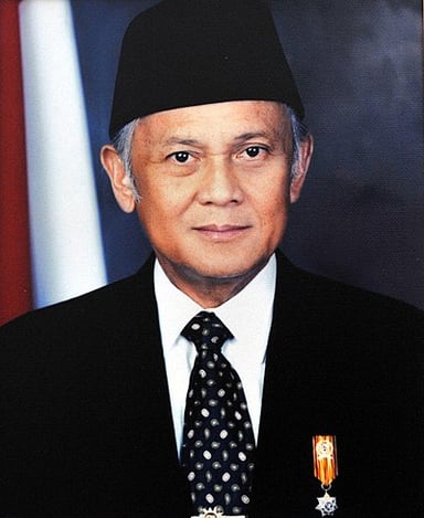 What was B. J. Habibie's father's profession?