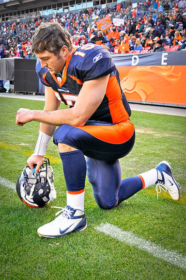 For which faith is Tim Tebow known for practicing?