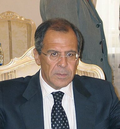 Sergey Lavrov has been part of which political party?