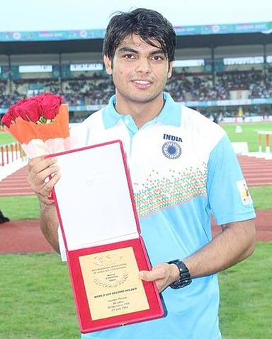 Has Neeraj ever held the world No.1 rank in javelin throw?