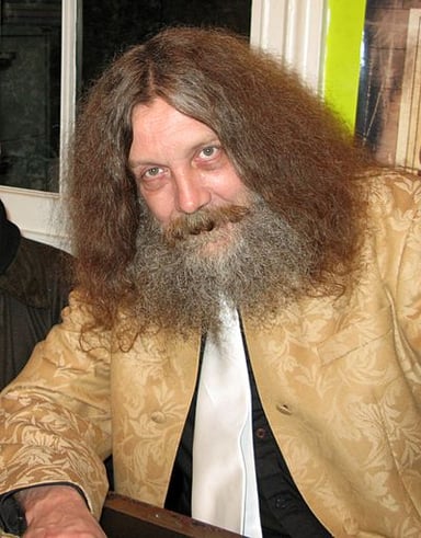 Which fields of work was Alan Moore active in? [br](Select 2 answers)