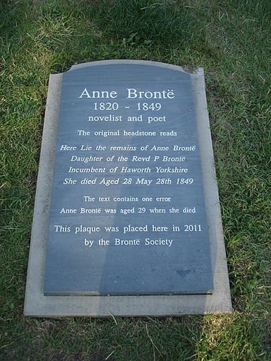Anne Brontë's first novel?