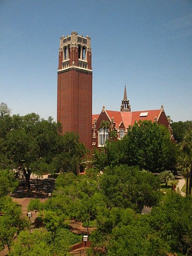How many professional programs does the University of Florida offer on one contiguous campus?