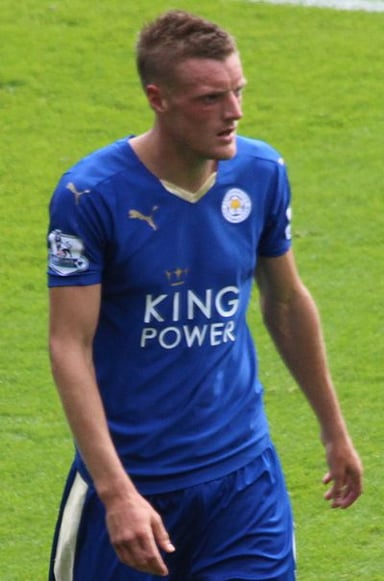 Which league was Leicester City in when Vardy joined?