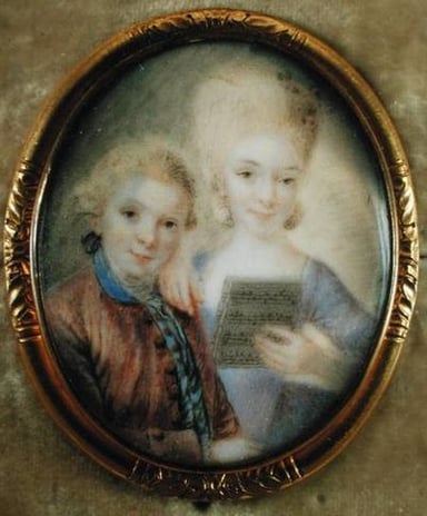 How many siblings did Maria Anna Mozart have?